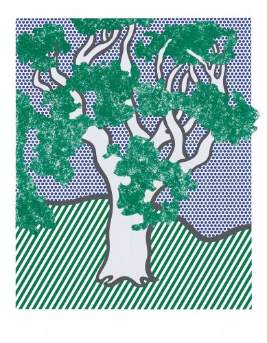 Roy LICHTENSTEIN | Rain Forest | Screen-print available for sale on www.kunzt.gallery Roy LICHTENSTEIN | Rain Forest | Screen-print available for sale on www.kunzt.gallery