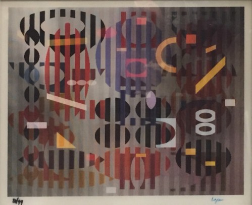 Yaacov AGAM | PS Out of Dark | Lithograph available for sale on www.kunzt.gallery Yaacov AGAM | PS Out of Dark | Lithograph available for sale on www.kunzt.gallery